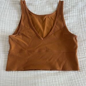Lululemon reversible crop top size 8 worn once